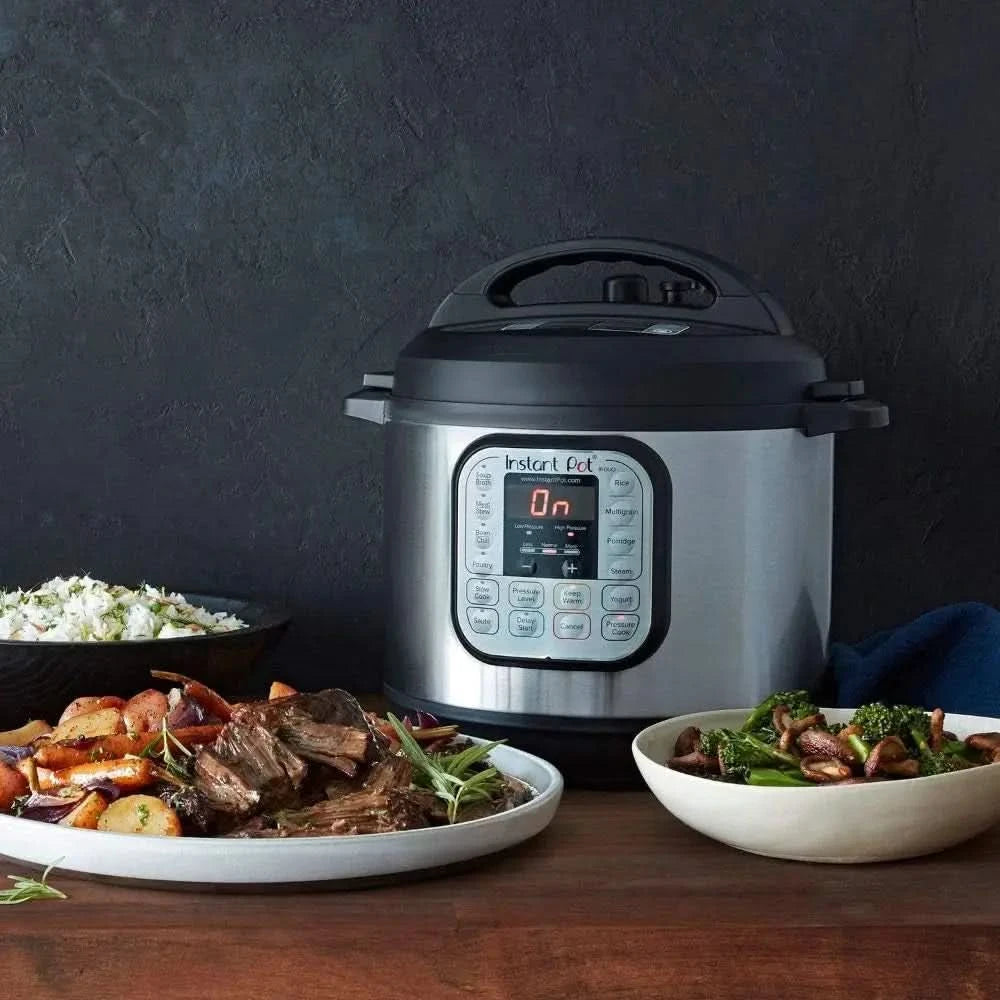 Pot  7-in-1 Electric Pressure Cooker, Sterilizer, Slow Cooker, Rice Cooker, Steamer, Saute, Yogurt Maker, and Warmer, 6 Quart, 1 - M & M Global