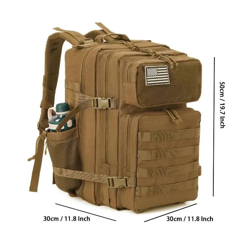 45L Tactical Backpack survival Hiking Backpacks Outdoor bags for women camping equipment back pack Witch Bottle Holder Rucksack - M & M Global