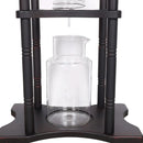 Cold Brew Maker Tower Iced Coffee Maker 2500ml Vertical Japanese Style Glass Container and Wood Stand 25 Cups With Slow Drip Tec - M & M Global