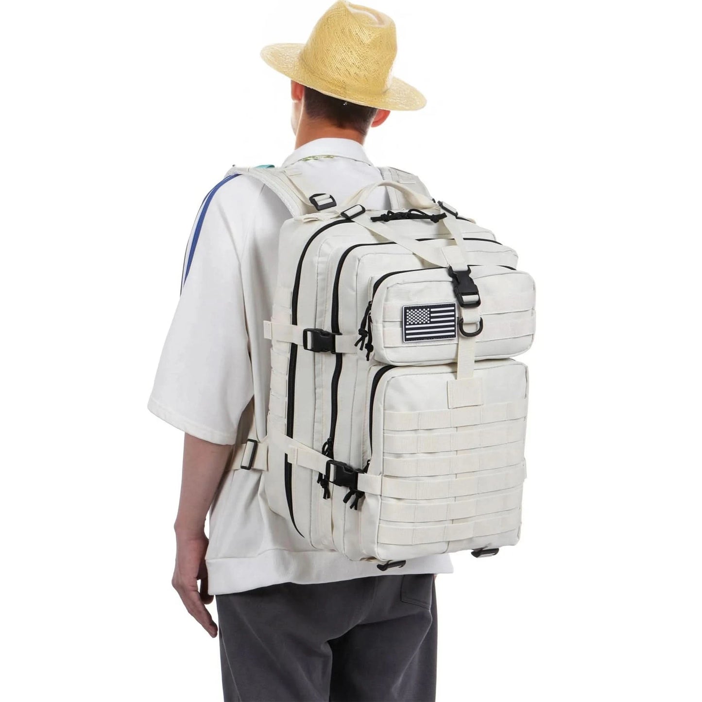 30L/50L 1000D Nylon Waterproof Trekking Fishing Hunting Bag Backpack Outdoor Rucksacks Tactical Sports Camping Hiking - M & M Global