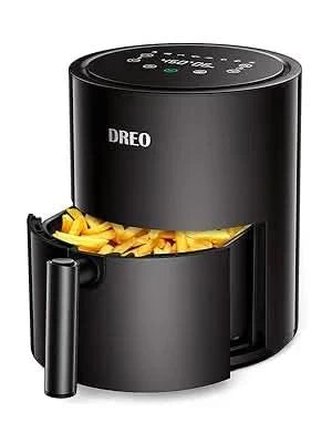Air Fryer - 100℉ to 450℉, 4 Quart Hot Oven Cooker with 50 Recipes, 9 Cooking Functions on Easy Touch Screen, Preheat, Shake Remi - M & M Global