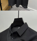 High end customized summer new best-selling Paul embroidery ice silk short sleeved men's business casual comfortable POLO shirt