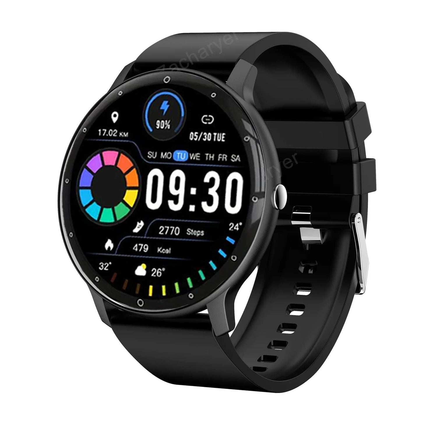 Smartwatch, Multi-sport Mode, Wireless Calling/dialing, Multiple APP Alerts, Sleep Monitoring, Compatible with IPhone/Andriod