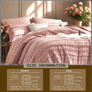 7-Piece Tufted Comforter Set – Soft All-Season Bedding Set with Decorative Pillows, Stylish Bed Set for Bedroom Decor, Ideal Gift for Any Occasion