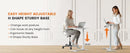 JHK Overbed Bedside Sofa Table with Hidden Wheels Adjustable Height Home Use Bed Table Laptop Mobile Standing Desk For Bedroom