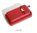 2024 New Women's Bag Mobile Phone Bag Trendy Line Simple Ladies Shoulder Bag Messenger Bag Lock Small Square Bag - M & M Global