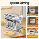 Electric Pasta Maker Machine, 135W Spaghetti Roller Noodle Pressing Machine, 410 Stainless Steel Electric Noodle Maker, for Brea - M & M Global