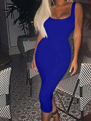 New 2026 Sleeveless Full Length Wrapped Women's Dresses Elegant Casual Dresses