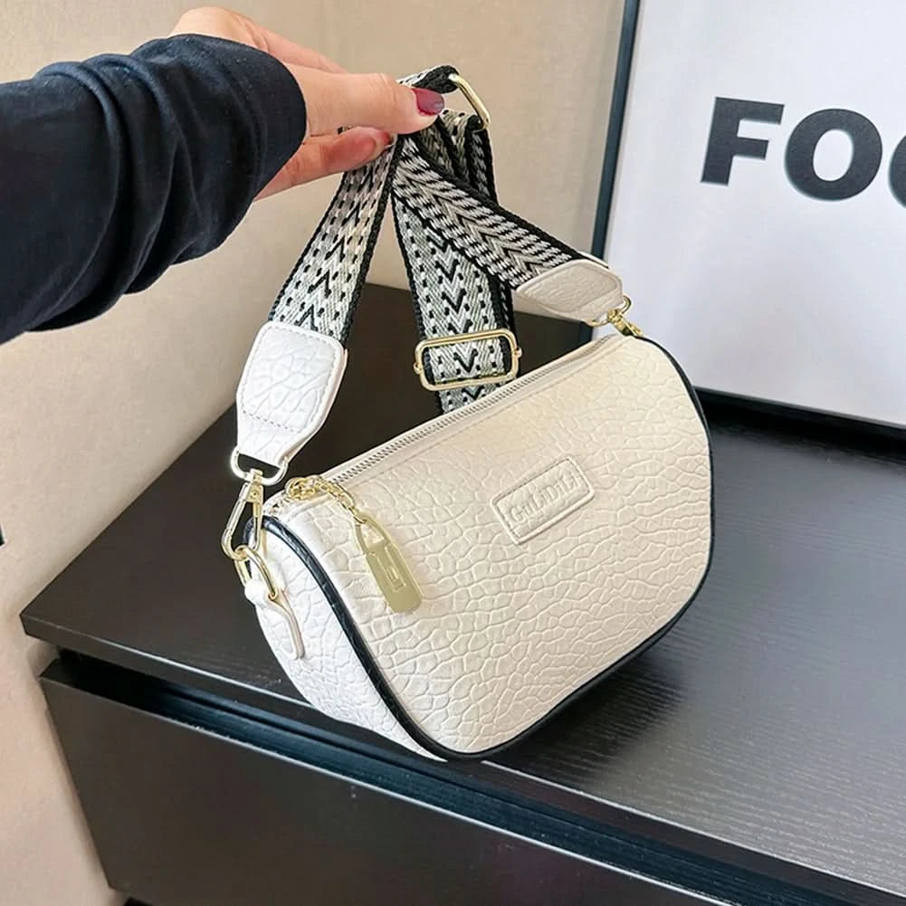 Solid Pu Leather Shoulder Bag Fashion Designer Handbags Messenger Bags For Women Casual Crossbody Bags Summer Travel Bag - M & M Global