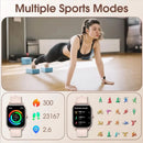 Smart Watch -for Women Stylish Fitness Tracker with Heart Rate Monitor, Message Notifications, Multi-Sport Mode, Music Playback