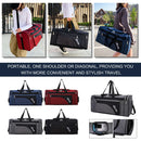 Oxford Dry Wet Separation Bags Large Capacity Portable Gym Bags Multifunctional Wear-resistant Side Zippers for Travel Swimming