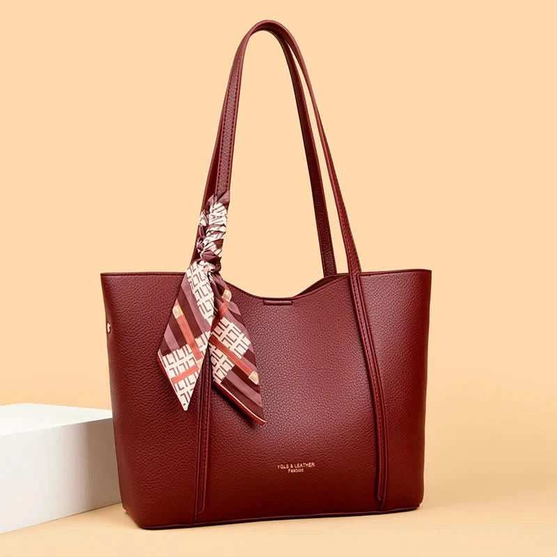 Genuine Brand Women Tote Bag High Quality Soft Leather Large Ladies Shoulder Crossbody Bag Luxury Female Shopping Handbag A Main - M & M Global