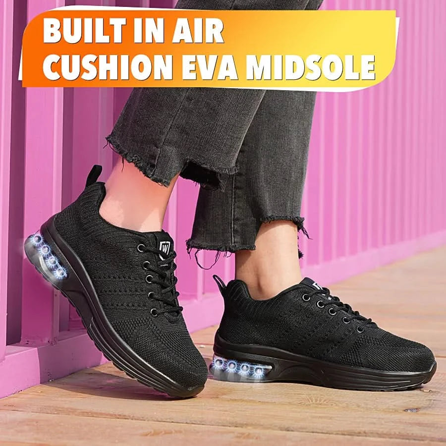 Four seasons women's puncture-proof daily casual safety shoes