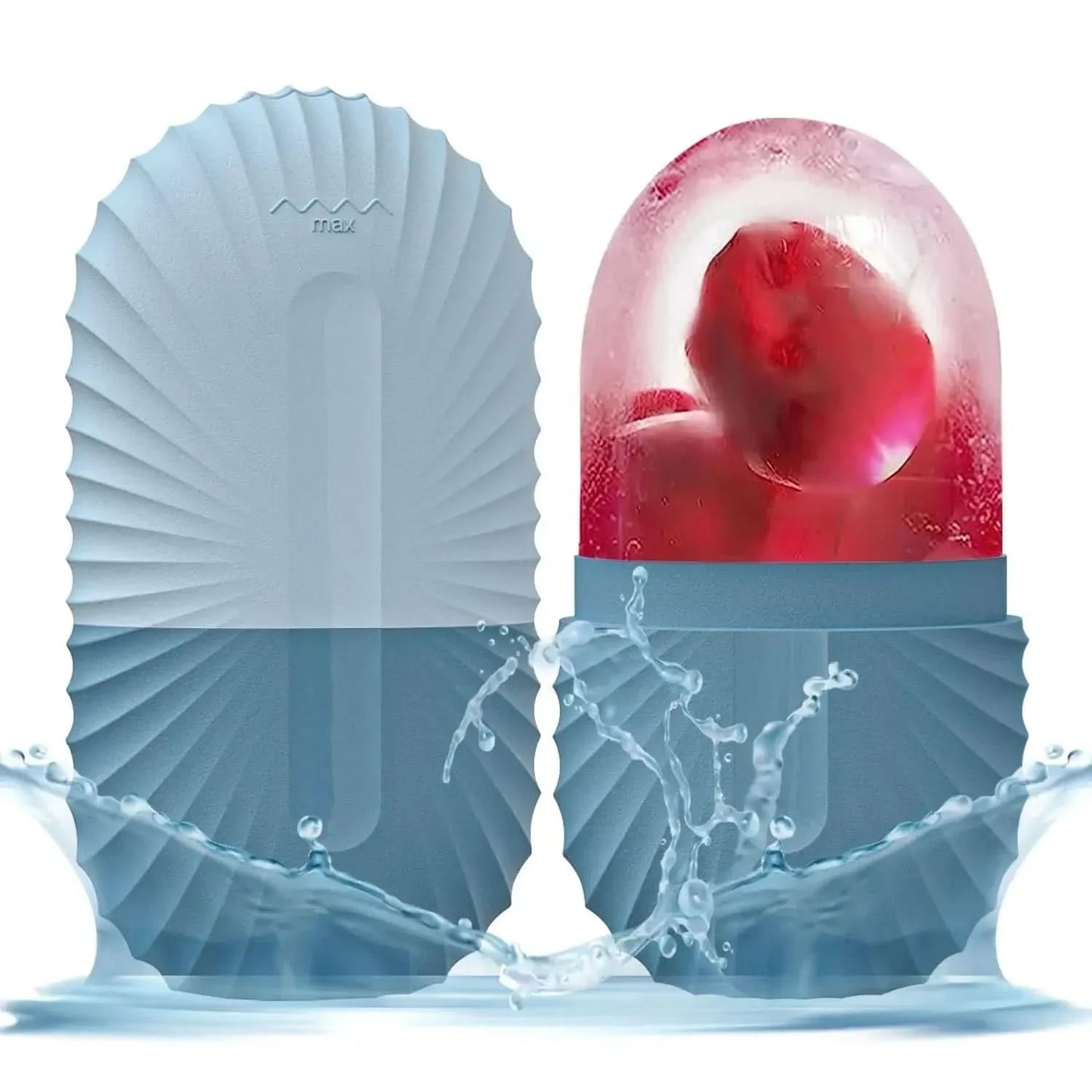 Ice Facial Roller Skin Care Beauty Lifting Contouring Tools Ice Cube Trays Ice Globe Balls Face Massager Skin Care Tool - M & M Global