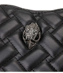 2024 Women's Heart-Shaped Herringbone Crossbody Bag with Eagle and Bird Head Shoulder Bag Chain Purse - M & M Global