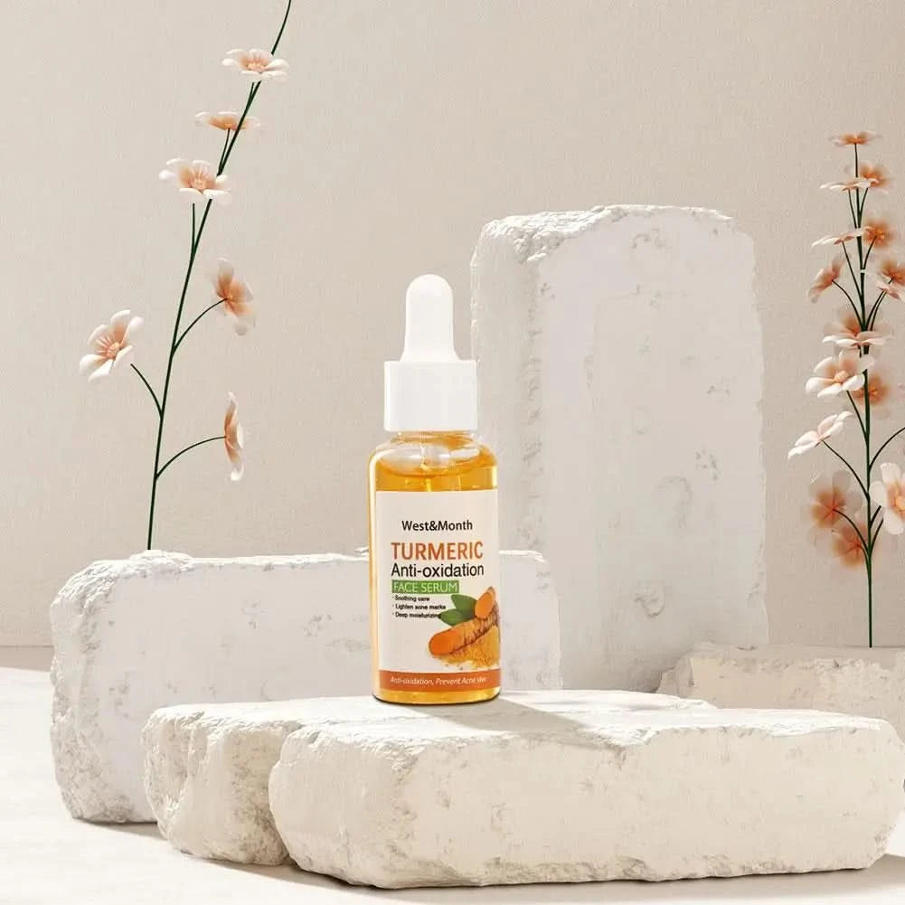 Turmeric Face Whitening Serum Turmeric Anti-oxidation Serum Turmeric Dark Spot Corrector Serum Facial Brighten Turmeric Oil Soap - M & M Global