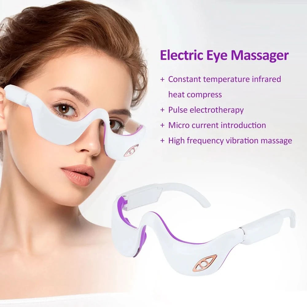 Electric Eye Massager Anti Wrinkle Aging Eye Care Beauty Tool Massage Rechargeable Eye Fatigue Relief Device - M & M Global