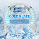 Portable Neck Fan Personal 4000mah Bladeless Cooling Neck Fan Blow Cold Air Neck Cooler Wearable Fan Around Your Neck Adjustable