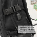 Schoolbag Unisex New Japanese Simple High School Student Junior High School Student Large-Capacity Backpack - M & M Global