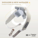 Wireless Neck Shoulder Massager 6D Heated Kneading Shiatsu Massage Shawl Cervical Back Massager for Electric Neck And Back - M & M Global