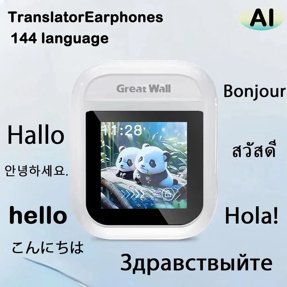 GreatWall 5.3 new AI translator with finger smart touch display, high-definition calling, long battery life, low latency