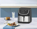 CAF601-BLACK 6L Easy-to-Use Digital Air Fryer, 8.2qt, Black - M & M Global