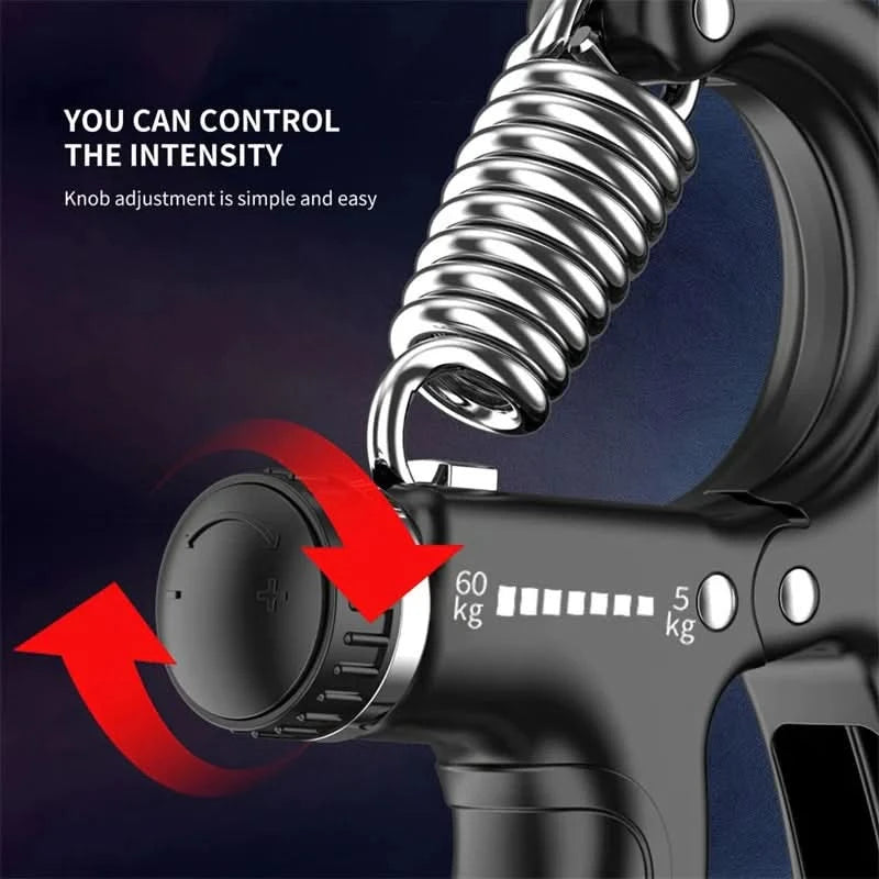 R Shaped Spring Grip Professional Wrist Strength Arm Muscle Finger Rehabilitation Training Exercise Fitness Equipment - M & M Global