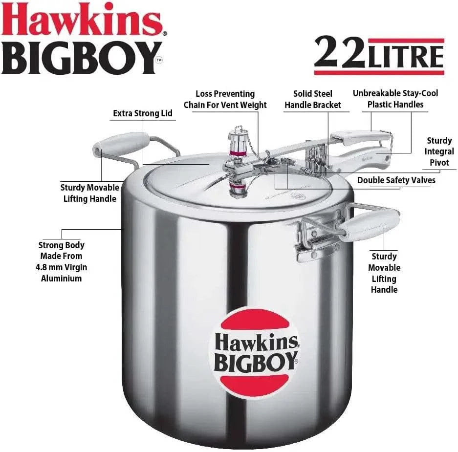 Bigboy Aluminium Pressure Cooker - M & M Global