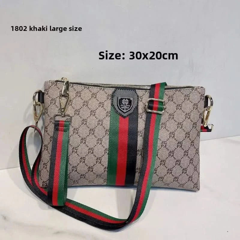 New men's and women's universal casual crossbody bag Fashion printed one-shoulder hand bag all-matching commuter bag - M & M Global