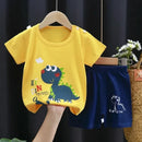 2PCS Children's Sets mother Kids Clothes Boys Girl T-shirt Shorts Summer Cotton Short sleeve Baby Children Clothing Toddler Suit - M & M Global