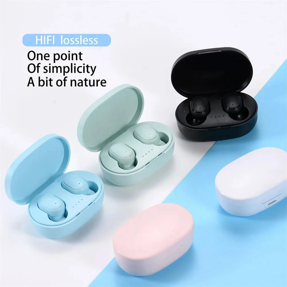 A6s Tws Earphones Wireless Bluetooth-compatible Headset Stereo Fone Sports Earbuds Compatible For Xiaomi Huawei Iphone - M & M Global