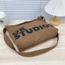 Vintage Canvas Messenger Bag, Retro Large Capacity Shoulder Bag, Women's Casual Handbag & Tote Hobo Purse - M & M Global