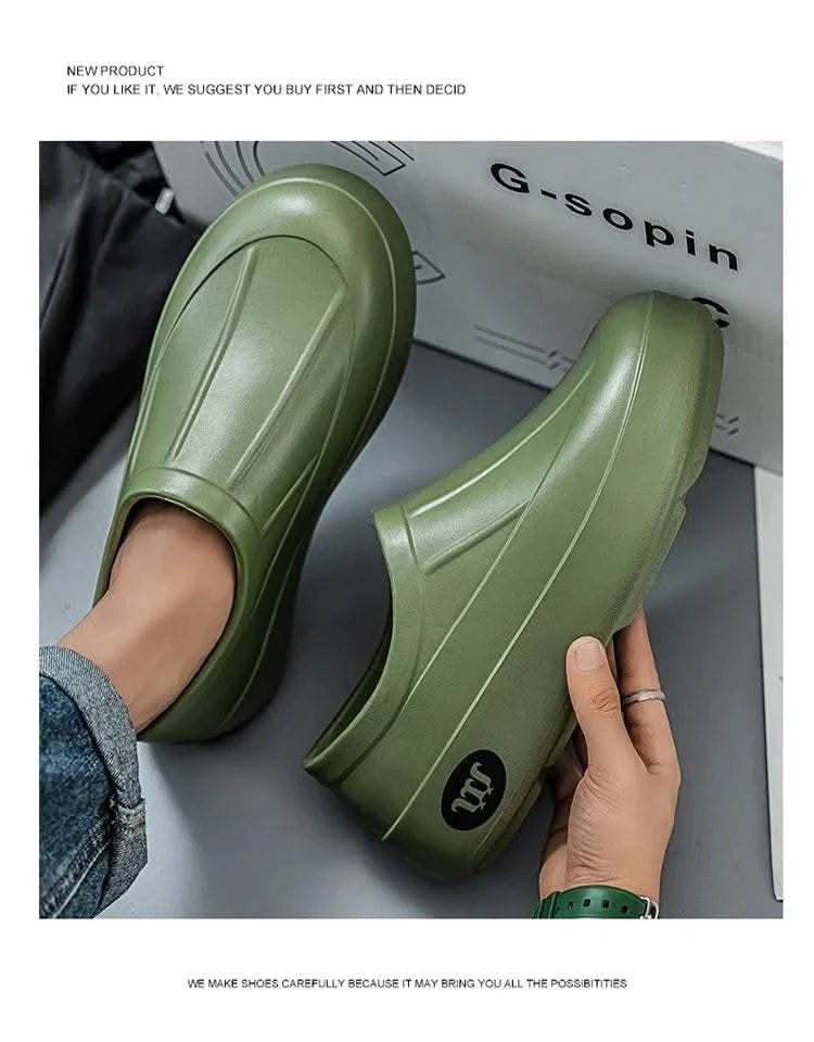 A Pair of Men's Wear-Resistant Men's Casual Shoes, Non-Slip, Wear-Resistant, Waterproof Work Shoes, Casual Sports Shoes for Men - M & M Global