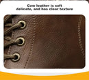 Two layer cowhide high top anti-smash anti-puncture breathable fashion labour insurance shoes
