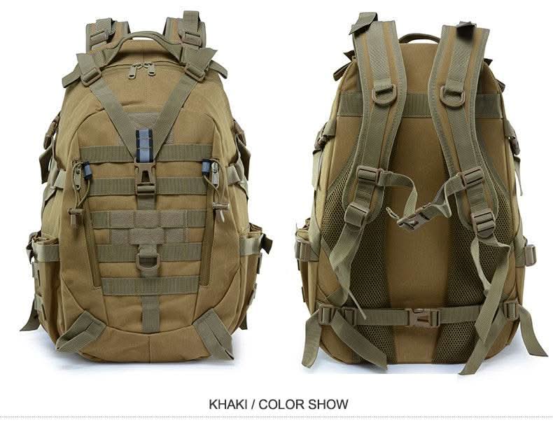 40L Tactical Backpack for Men Camping Hiking Backpacks Reflective Outdoor Travel Bags Survival Molle Climbing Rucksack Bag - M & M Global