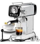 Espresso Machine 20 Bar Professional Compact Homehold Coffee Espresso Maker with Milk Frother Steam Wand 54oz Water Tank Low Noi - M & M Global