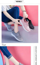 2025/Hot selling sports shoes women's Korean version fashion casual hot selling coconut shoes soft sole breathable running shoes - M & M Global