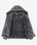 Men's Warm Jacket, Sports Hooded Sweatshirt, Oligon Fabric Coat, High-quality Design, Warm Coat with Fashionable Hood 2025 New