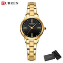 CURREN-Women's Simple Dial Wristwatch, Elegant and Charming Bracelet Quart Watches for Lady, Fashion Brand - M & M Global