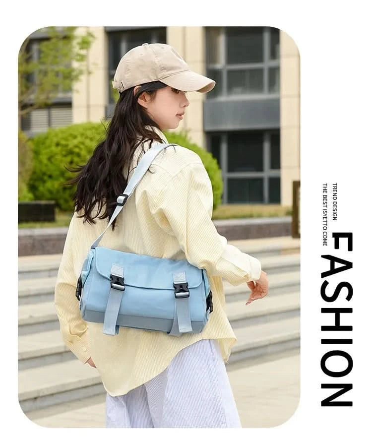 Waterproof Wear-resistant Trendy Shoulder Bag Fashionable Shoulder Messenger Bag For Men And Women Small Casual Crossbody Bag - M & M Global