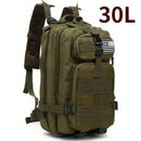 30L/50L 1000D Nylon Waterproof Trekking Fishing Hunting Bag Backpack Outdoor Rucksacks Tactical Sports Camping Hiking - M & M Global