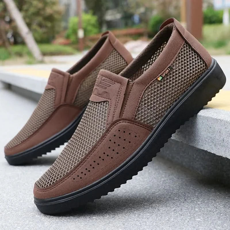 Lightweight low-top walking sneakers for outdoor, fishing, park and sports Rubber sole Breathable loafers for men - M & M Global