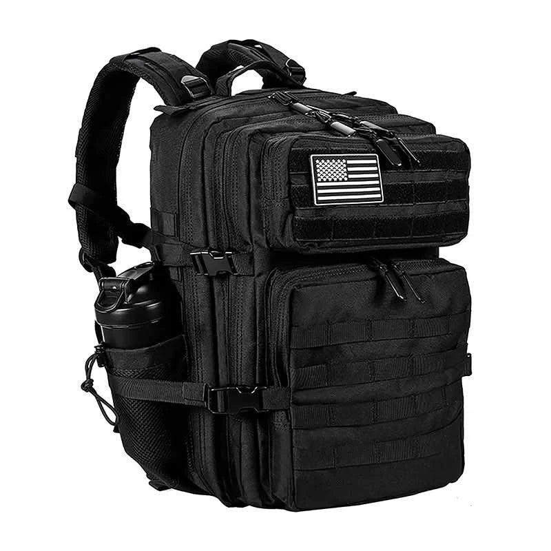LHI 45L Tactical Backpack Waterproof Tie-Dye Sports Travel Daily Gym Rucksacks Weekend Overnight Daypack With Bottle holder - M & M Global