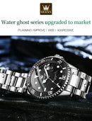 OLEVS Watches for Men with Date Luxury Big Face Waterproof Mens Wristwatch Analog Dress Two Tone Stainless Steel Man Watch - M & M Global