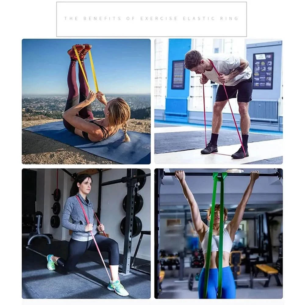 Pull Up Bands Resistance Bands for Working Out Exercise Bands Home Gym Workout Fitness Equipment Muscle Training - M & M Global
