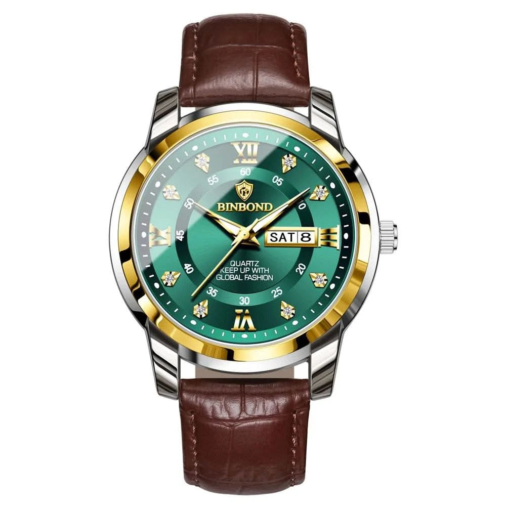 Casual Business Movement Fashion Quartz Wristwatches Gold Diamond Clock Men Luxury Watch Automatic Watches Mens Gifts Relojes - M & M Global