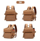 New Camping Hiking Backpack Tactical Molle 900D Men&Women School Bag Outdoor Gym Ruckdack Shoulder Pack with Dual Cup Holder - M & M Global