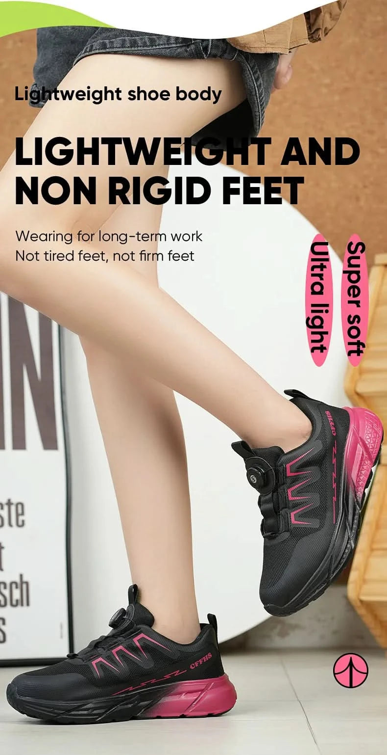 New women's anti-puncture anti-smash breathable fashion safety protection shoes