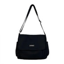 Nylon Messenger Bag Men Shoulder Bag Trendy Men's Messenger Bag, Student School Bag, Solid Color Crossbody Bags for Men Handbag - M & M Global