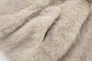HH Women Elegant Faux Fur Coat Warm Fluffy Loose Long Sleeve Lapel Jacket Autumn Winter Fashion High Street Lady Outerwear